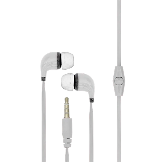 SBOX Füllhallgató, EARPHONES + MICROPHONE, White