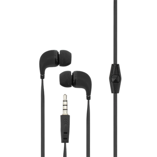 SBOX Füllhallgató, EARPHONES + MICROPHONE, Black