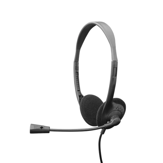 SBOX HS-707 Fejhallgató, HEADSET + MICROPHONE, Fekete