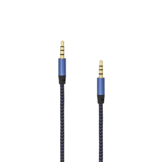 SBOX Kábel, AUDIO CABLE 3.5 Male - 3.5 mm Male 1.5 m Blue
