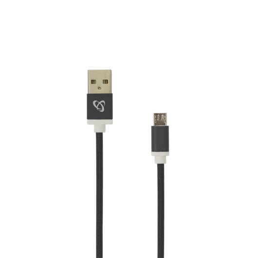 SBOX Kábel, CABLE USB A Male -> MICRO USB Male 1.5 m Black