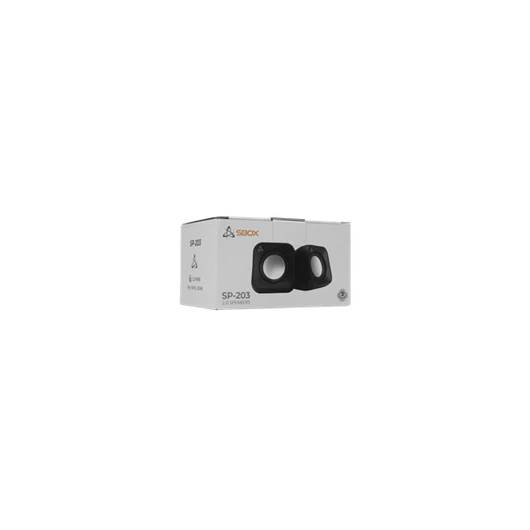 SBOX SP-203B Sztereo 2.0 hangrszóró, 2 x 2.2W fekete