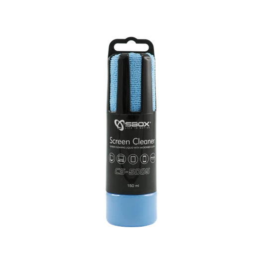 SBOX Tisztítószer szett, SCREEN CLEANER, Blue