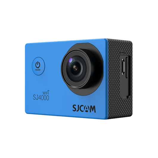 SJCAM Action Camera SJ4000 WiFi, 4K, Blue, 30m, 12 MP, vízálló tokkal, LCD kijelző 2.0, időzítő funkció, lassítás