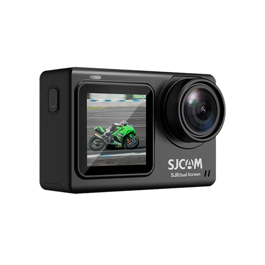 SJCAM 4K Action Camera SJ8 Dual Screen, Black, WIFI, 16 MP, dupla LCD kijelző, éjszakai látás, távirányító, időzítő