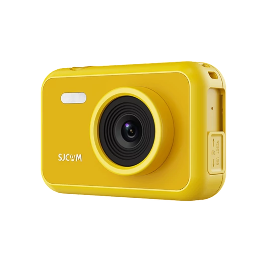 SJCAM Kids Camera FunCam, Yellow, 5MP, 1080P felbontás, videó és fotó mód, játék funkció, LCD kijelző, 32GB- ig