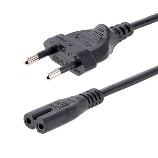 STARTECH Hálózati Tápkábel C7 250V, 2m fekete