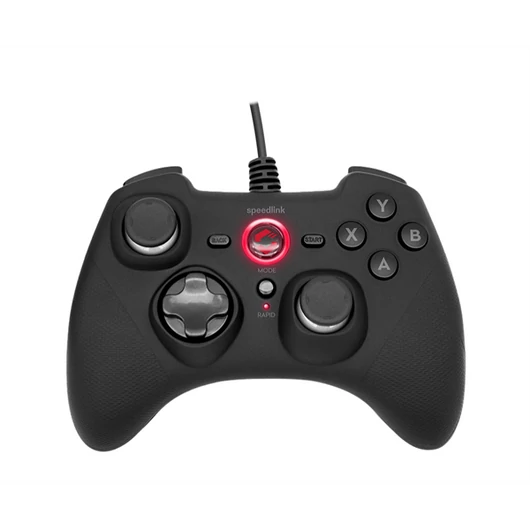Speedlink SL-650010-BK RAIT Gamepad - PC/PS3/Switch, fekete