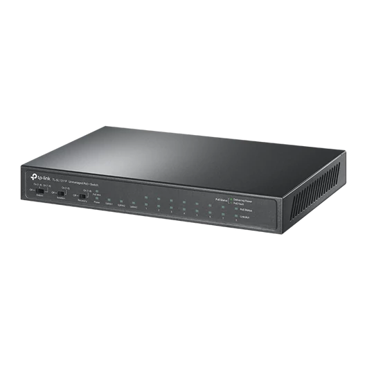 TP-LINK Switch 8x100Mbps(8xPOE+) + 2x1000Mbps + 1xGigabit SFP, TL-SL1311P