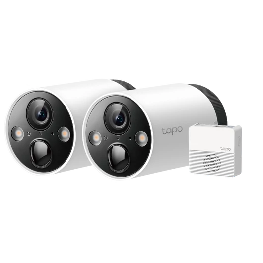 TP-LINK Wireless Kamera Cloud beltéri/kültéri éjjellátó, TAPO C420S2(2-PACK)