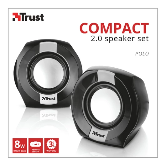 TRUST 2.0-ás hangszórókészlet 20943 (Polo Compact 2.0 Speaker Set)