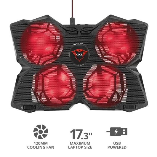 TRUST Gaming hűtőállvány 17,3" laptopokhoz 20817 (GXT 278 Yozu Laptop Cooling Stand)