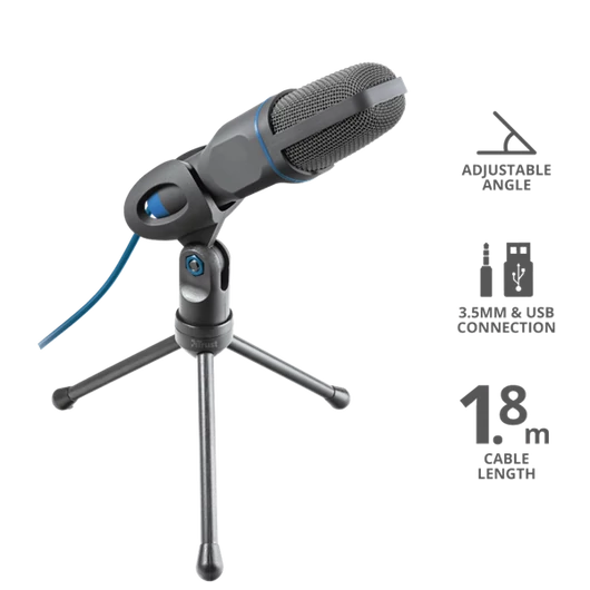 TRUST Mikrofon 23790 (Mico USB Microphone for PC and laptop)