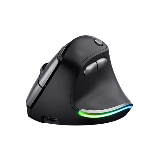 TRUST Vezeték nélküli függőleges ergonomikus egér 24731 (Bayo Wireless Rechargeable Ergonomic Mouse)