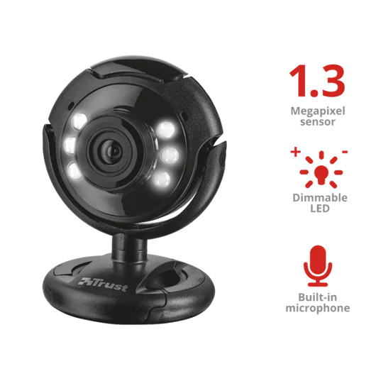 TRUST Webkamera 16428 (SpotLight Pro Webcam with LED lights)