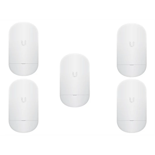 UBiQUiTi Wireless NanoStation 5GHz, 1x1000Mbps, POE tépegység nélkül - LOCO5AC-5 (5db/csomag)