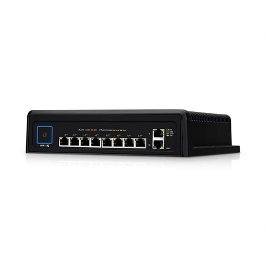 UBiQUiTi Switch 10x1000Mbps (8xPOE+), Alumínium ház, Menedzselhető, kültéri - USW-INDUSTRIAL