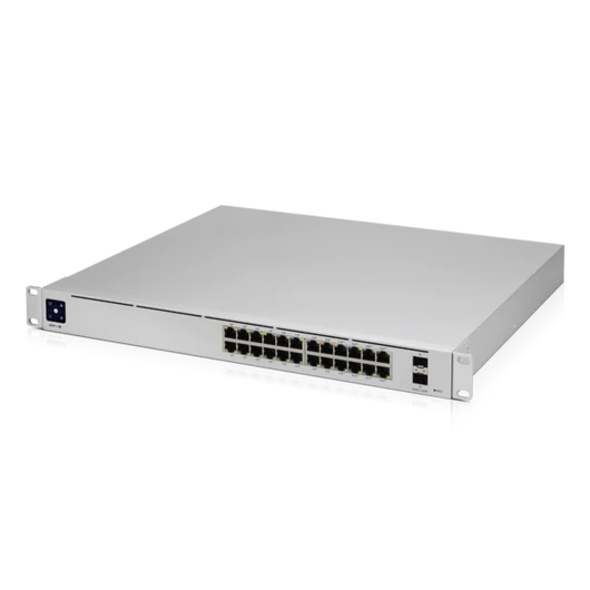 UBiQUiTi Switch 24x1000Mbps (24xPOE+) + 2x10000Mbps SFP+, Menedzselhető, Rackes - USW-PRO-24-POE