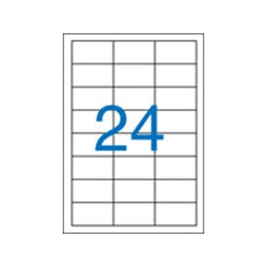 VICTORIA Etikett, univerzális, 64,6x33,8 mm, VICTORIA, 2400 etikett/csomag