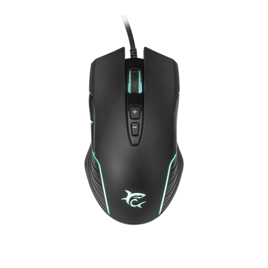 White Shark GM-5003 AZARAH gaming egér, fekete, 6400dpi