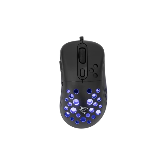 White Shark AZRAEL-B, GM-5013B gamer egér,6D, fekete, 7200 dpi, RGB