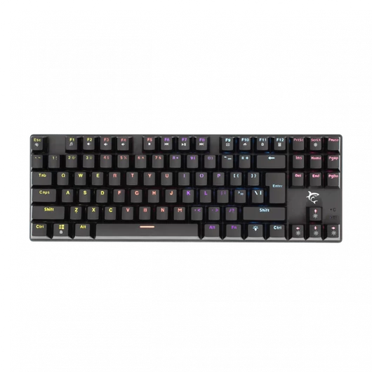 White Shark COMMANDOS mechanikus (red switch) gamer billentyűzet (magyar), fekete