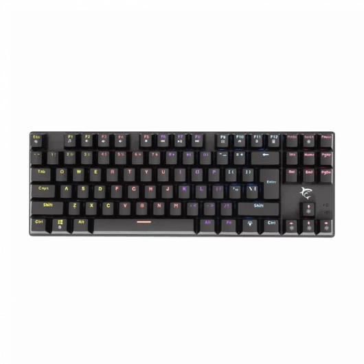White Shark COMMANDOS mechanikus (blue switch) gamer billentyűzet (magyar), fekete