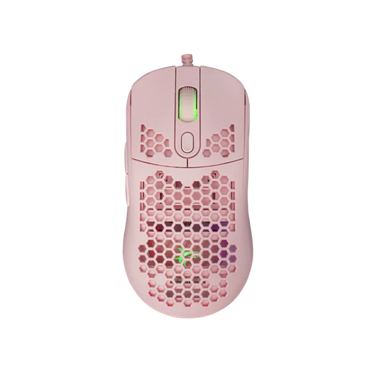 White Shark GM-5007P GALAHAD gamer egér, pink, 6400 dpi