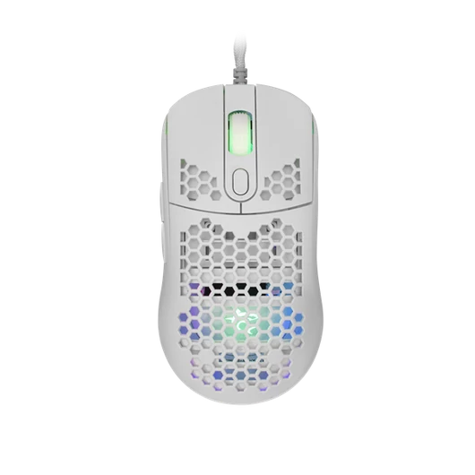 White Shark GM-5007W GALAHAD gamer egér, fehér, 6400 dpi