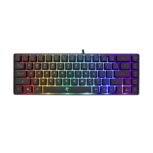 White Shark GK-2201B-US RONIN-B fekete membrán gamer billentyűzet (US)