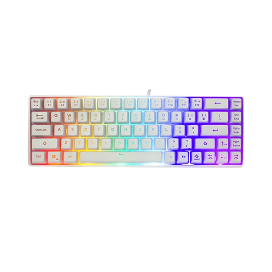 White Shark GK-2201W-US RONIN-W fehér membrán gamer billentyűzet (US)