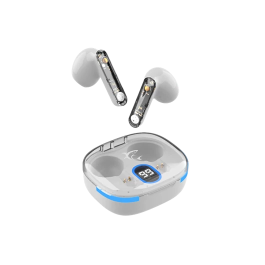 White Shark HYPERBEAT-W, GEB-TWS37W bluetooth In-ear fülhallgató mikrofonnal, fehér
