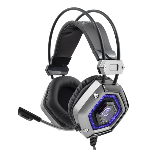 White Shark GH-1841 LION gaming fejhallgató, fekete/ezüst