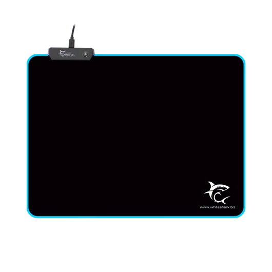 White Shark LUMINOUS "L" világító gamer egérpad (350x250x3 mm)