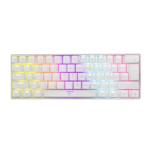 White Shark SHINOBI mechanikus (blue switch) gamer billentyűzet, fehér (angol)