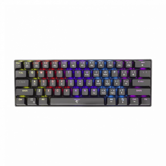 White Shark SHINOBI mechanikus (blue switch) gamer billentyűzet, fekete (magyar)