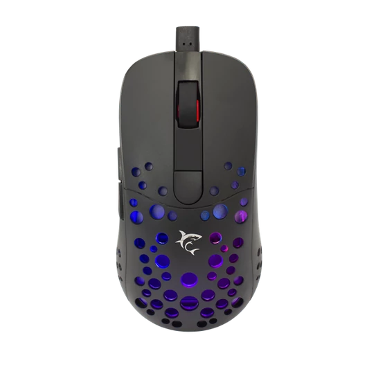 White Shark TRISTAN GM-9004 gamer egér, 7D, fekete, 12000 dpi, RGB