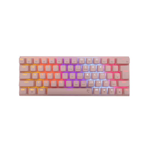 White Shark W029928  WAKIZASHI-P/BL-US pink mechanikus gamer billentyűzet, kék kapcs. (angol)