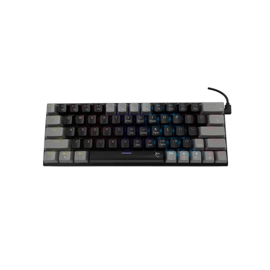 White Shark W029929 WAKIZASHI-B-G/R-US fekete mechanikus gamer billentyűzet, piros kapcs. (angol)