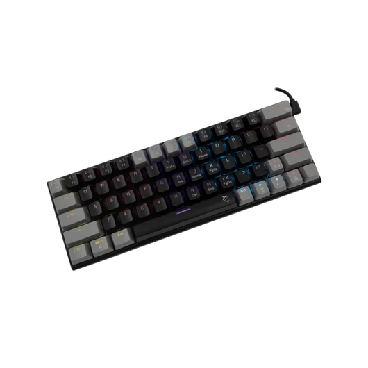White Shark WAKIZASHI-B-G/BL-US, GK-002112-B-G/BL-US fekete/szürke mechanikus gamer billentyűzet, angol