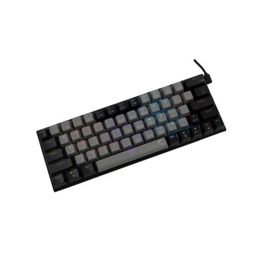 White Shark WAKIZASHI-G-B/BL-US, GK-002172-G-B/BL-US szürke/fekete mechanikus gamer billentyűzet, angol