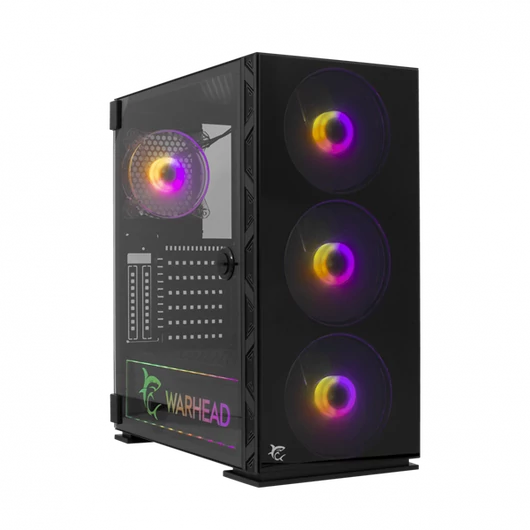 White Shark WARHEAD PC Ház E-ATX/ATX/M-ATX/ITX, fekete