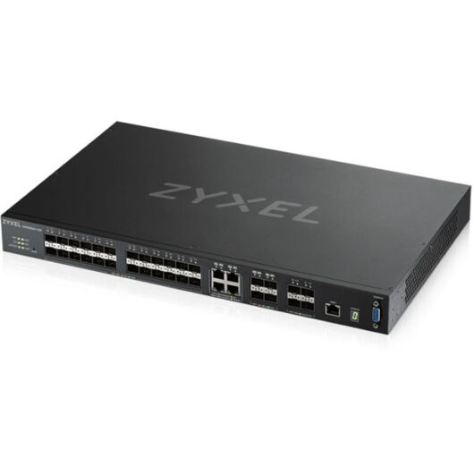ZYXEL Switch 24x1000Mbps + 4xGigabit kombó + 4xGigabit SFP+, Fémházas Menedzselhető Rackes, XGS4600-32-ZZ0102F