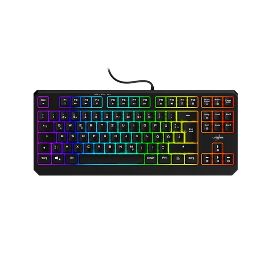 uRAGE by HAMA 217818, GAMING URAGE EXODUS 220 TKL BILLENTYŰZET, RGB, FEKETE