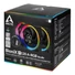 ARCTIC COOLING Rendszerhűtő Ventilátor BioniX P120 A-RGB, 12cm + Kontroller (3-PACK)
