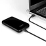 AXAGON EE25-S6B 2.5" USB 3.0 Külső HDD ház, fekete