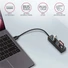 AXAGON HMA-CR3A 3 portos USB 3.2 HUB kártyaolvasóval, fekete