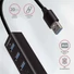 AXAGON HMA-CR3A 3 portos USB 3.2 HUB kártyaolvasóval, fekete