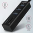 AXAGON HMA-CR3A 3 portos USB 3.2 HUB kártyaolvasóval, fekete