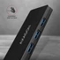 AXAGON HUE-G1A 4 portos USB-C slim hub, fekete